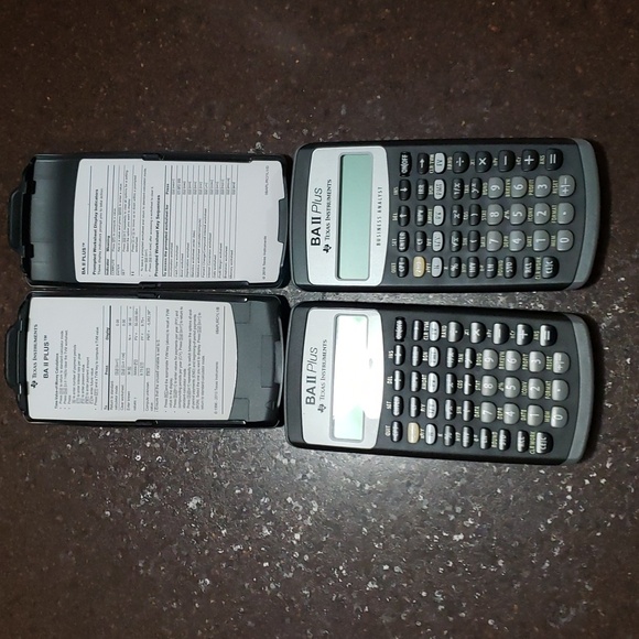 Texas Instrument Calculators BA II Plus Business Analyst Financial. X2. - Picture 2 of 6
